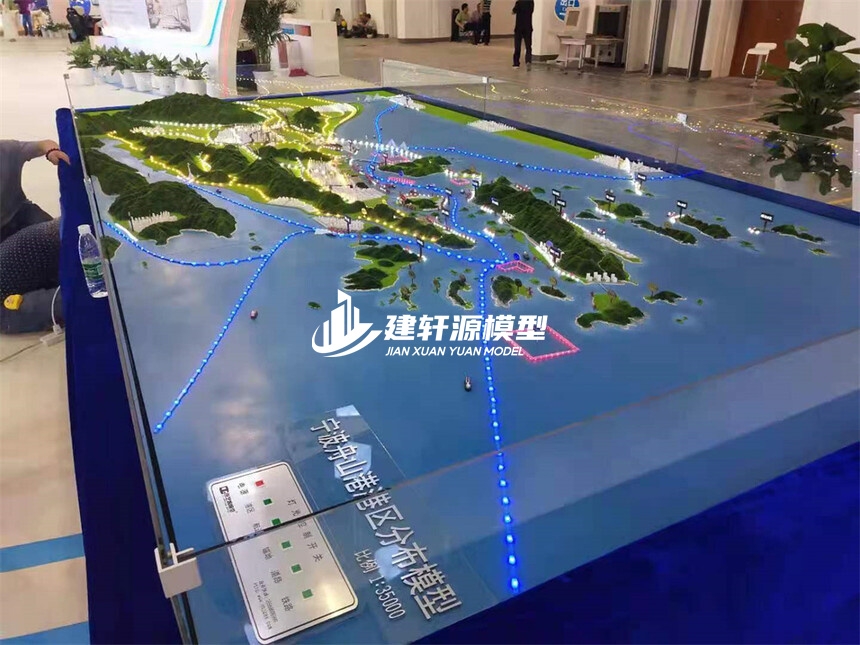 潮阳地形地貌模型